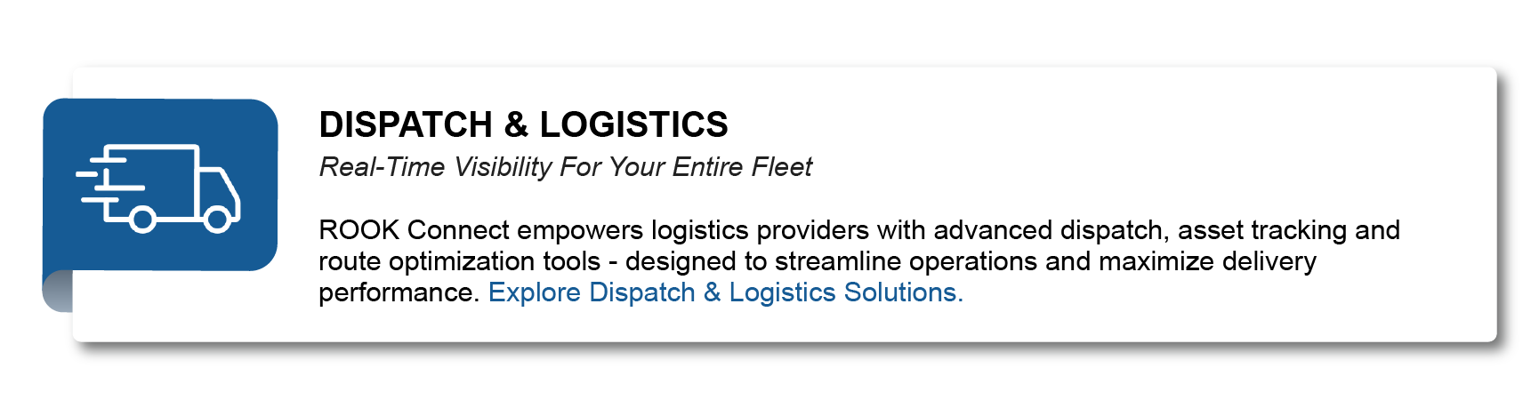 DISPATCH & LOGISTICS