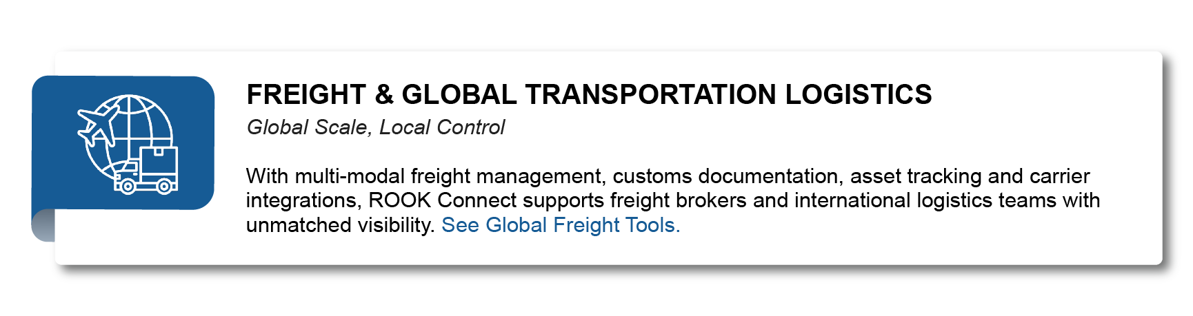FREIGHT & GLOBAL TRANSPORTATION LOGISTICS