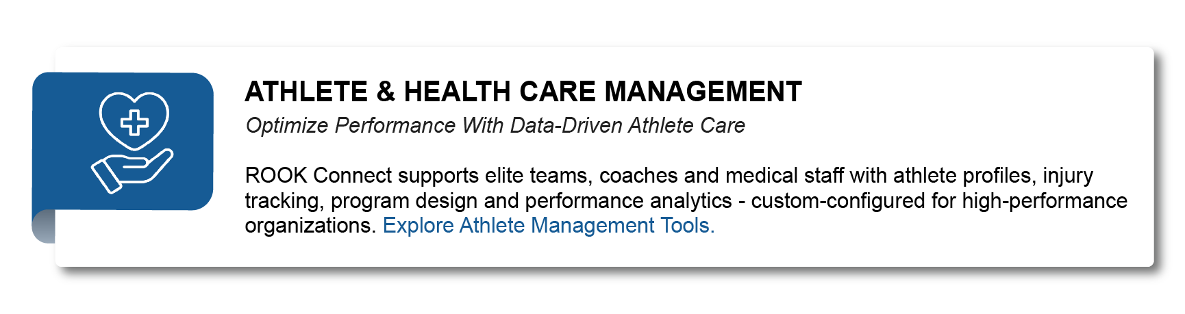 ATHLETE & HEALTH CARE MANAGEMENT