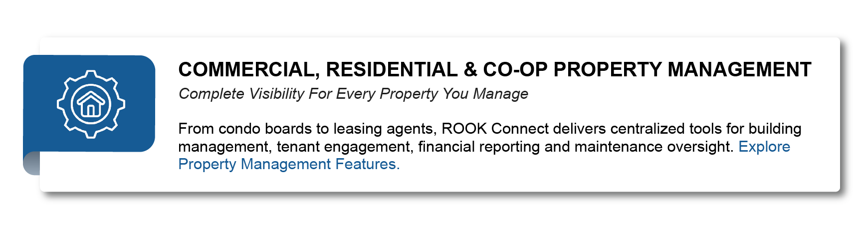 COMMERCIAL, RESIDENTIAL & CO-OP PROPERTY MANAGEMENT